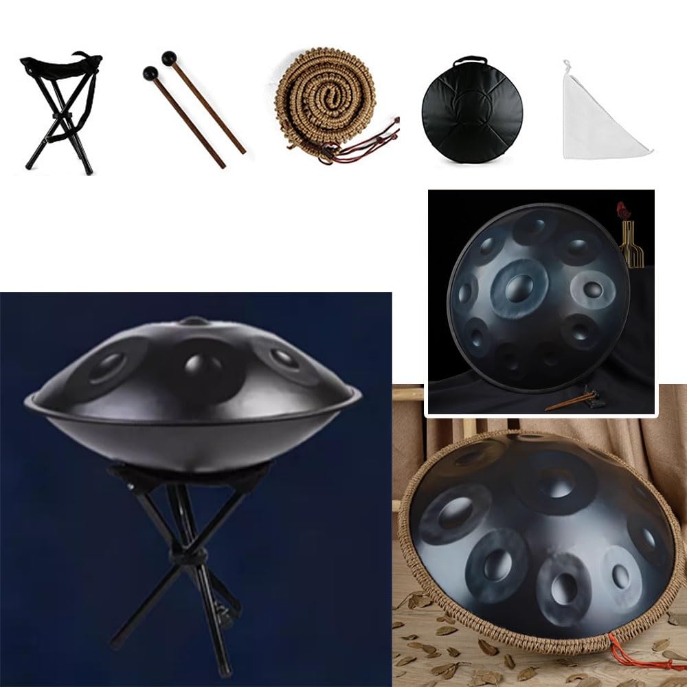 スティールドラム　ハンドパン　スタンド、ケース付き　タングドラム スティールドラム ハンドパン スタンド、ケース付き